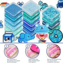 3100颗2.6毫米迷你熔珠像素拼图铁珠熔珠DIY高品质手工礼品 - 拼豆豆 - 查看 1