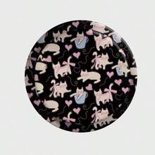 MagSafe Magnetic Phone Holder, Airbag Stand, Magnetic Stand, Strong Magnetic Stand, Full-Screen Design With Bowknot And Cat Pattern, Suitable For Various Phone Models. - Multicolor - View 5