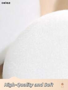 OEIEZ 5个3英寸柔软粉扑化妆海绵垫，超柔软可水洗天鹅绒粉扑，适用于定妆粉和散粉 - 白色 - 查看 9