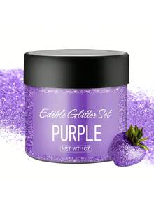 Edible Glitter - 30g Edible Luster Dust Metallic Coloring Glitter For Drinks, Baking, Cake Decorating - Edible Dust Powder Shimmer Sprinkle Powder For Icing, Candy - Multicolor - View 11