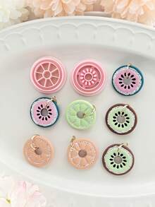 Fruit Slice Polymer Clay Cutter Set, DIY Tools For Handmade Kiwi & Citrus Earrings & Jewelry Charms - Lm441 - View 5