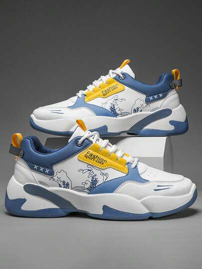 男士休闲运动鞋，百搭时尚运动鞋，适合工作、旅行、跑步等各种场合，系带运动鞋，四季皆宜