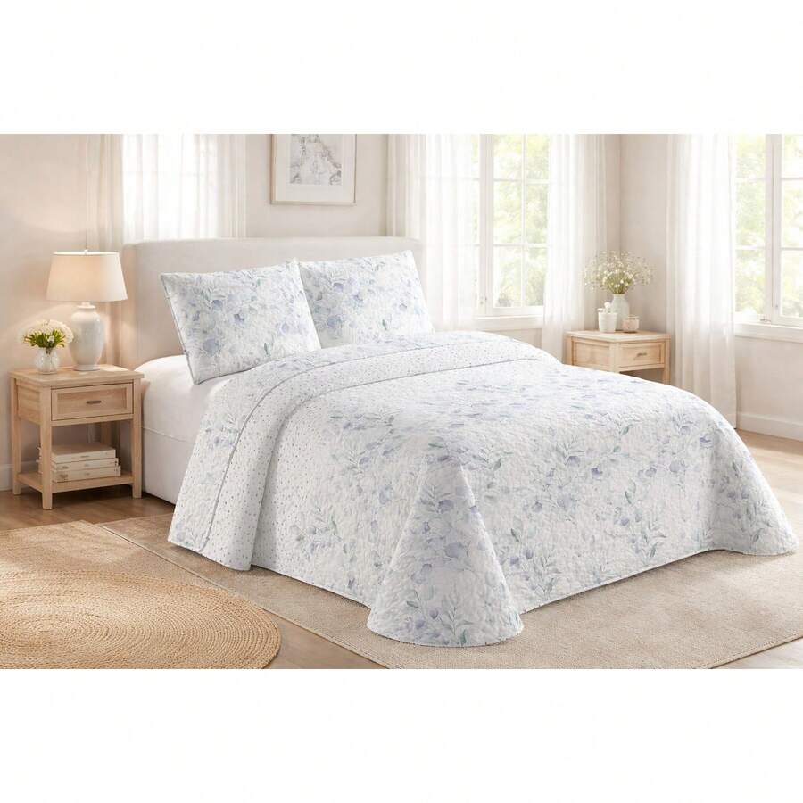 Quilt Sets - Hoa Xanh - Xem 1