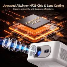 Magcubic HY300MAX Intelligent Android 14 Auto Focus Home Theater Office Projector 400ANSI Auto Keystone Correction Allwinner H726 Processor Built-In Speaker Compact Design For Home Theater Office Gaming - 英規插(220-240V) - 查看 6