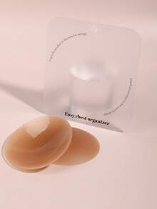 Miếng dán nâng ngực bằng silicon mỏng, có thể tái sử dụng, giúp che giấu đầu nhũ hoa và tạo độ nâng đỡ, thích hợp mặc cùng áo phông và áo mỏng. - Nhiều màu - Xem 12
