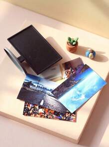 POKOJA LAND 1pc Dollhouse Miniature Living Room LCD TV InsOB11 Furniture Micro Modelminiture Things,Miniature Makeup,Tiny Furniture,Miniature Bookshelf,Lol,Doll House,Dollhouse,Doll House Furniture - Black - View 6