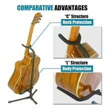 Soporte Ajustable Para Guitarra Eléctrica, Soporte Para Bajo - por defecto - Ver 6
