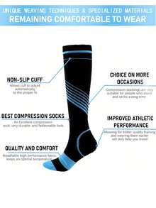 6 Pairs Men's Socks, High-Quality Fabric, For Running, Football, And Cycling Men Gifts - Multicolor - View 5