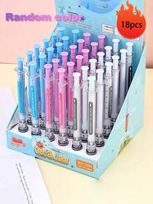 3/9pcs Innovative Syringe Shaped Virus Elimination Pens, Randomly Included With Black Ballpoint Pen And Vaccine Pen - Rectangle - View 13