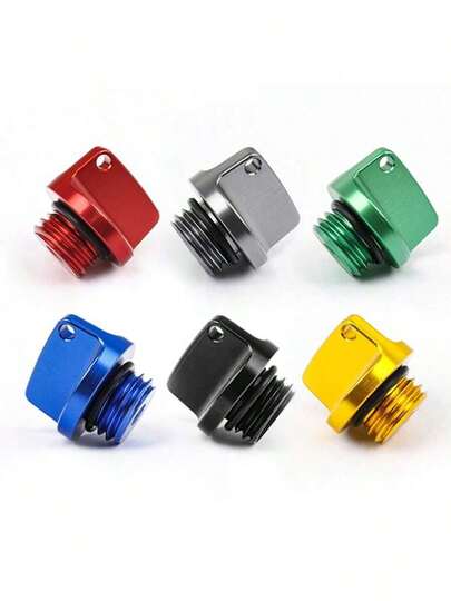 1pc Motorcycle Universal Colorful Aluminum Alloy Fuel Tank Cap