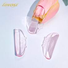 7 Pairs LOAMNSA Self-Adhesive Eyelash Curler Pads, Suitable For Eyelash Perming And Reusable - Multicolor - View 7