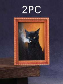 1个木质相框冰箱贴，适用于家庭、办公室、书房冰箱装饰 - 冰箱贴 - 彩色 - 查看 42