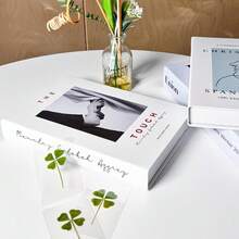 1张/3张/9张幸运四叶草书签 - 透明治愈系贺卡，含真四叶草茎，新年礼物，生日礼物，派对礼品 - 彩色 - 查看 6