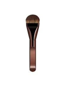 2Pcs Coffee Pillow & Tongue Foundation Brushes - Soft Dense Bristles, Streak-Free Finish, Fits Liquid/Powder/Cream, Pro & Beginner Ideal - Mocha Brown - View 11