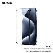 REMAX Future 曲面系列高清钢化玻璃屏幕保护膜 WL-07，超高清钢化玻璃，9H 硬度，护眼防眩光功能，采用高硬度钢化玻璃制成，抗冲击、防刮擦、防碎裂，显示清晰，完美适配 iPhone 15/16、iPhone 15 Pro、iPhone 15 Plus/16 Plus、iPhone 15 Pro Max、iPhone 16 Pro/17 Pro、iPhone 16 Pro Max、iPhone 17 Pro、iPhone 17 Air、iPhone 17 Pro Max。 - 無色 - 查看 2