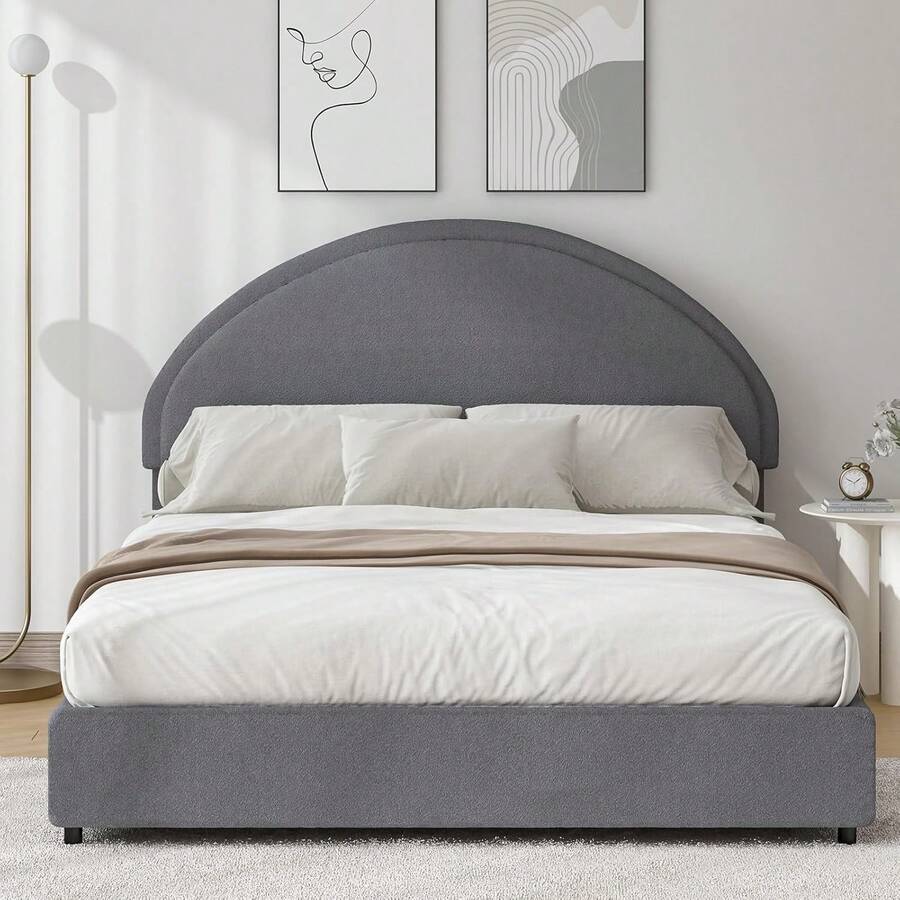 queen-bed-frame-boucle-upholstered-platform-bed-frame-with-rounded