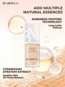 babrea 液体遮瑕膏，质地柔滑丰盈，哑光妆效，有效遮盖黑眼圈、细纹、泛红和瑕疵，持久不脱妆 - 13#瓷米白[適合白皮] - 查看 8