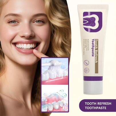 美白薄荷牙膏，清爽薄荷口味，令笑容更亮白，优质牙齿美白护理方案