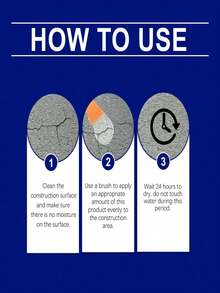 JAYSUING Leckage-Reparatur-Klebstoff, wasserdichte und feuchtigkeitsbeständige Beschichtung für den Innen- und Außenbereich, Dichtmittel für undichte Rohre. Speziell entwickelt, um Oberflächen bei Rissbildung schnell zu verbinden und in den Originalzustand zu versetzen. - A - Übersicht 5