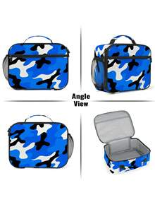 Wiederverwendbare isolierte Lunch-Tasche für Kinder, Lunch-Tragetasche, Thermische Lunch-Box, auslaufsichere Kühltasche, unisex - Einheitsgröße - Übersicht 12