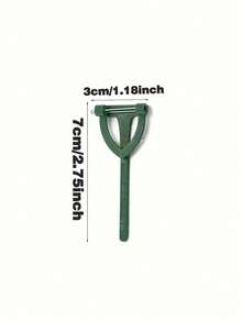 10件手工DIY塑料胸花材料，DIY胸花 - 三角形胸花安全夹婚礼纽扣花胸针 - A-多彩的 - 查看 5