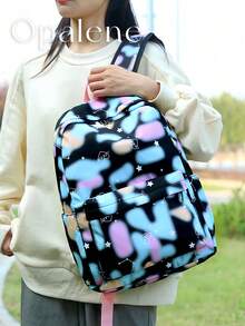 Classic Beaded Quilted Backpack For Women Waterproof Business Casual Commuting Travel Bag Cute Multi-Compartment Computer Daypack For Back To School - Nhiều màu - Xem 2
