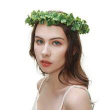 1pc St. Patrick's Day Women's Headpiece Clover Flower Headband - Mint Blue - View 7