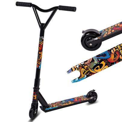 Pro Stunt Scooter, 360 Degree Spin Handlebar Trick Scooter Street Stunt Scooter Freestyle Stunt Scooters With ABEC-9 Bearings