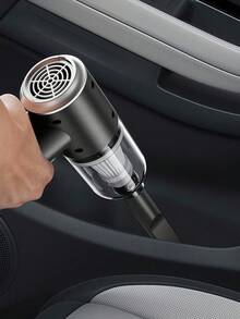 1pc Mini Powerful Car Vacuum Cleaner, Wireless Home Cleaning Robot, Combines Blowing And Suction Functions, Suitable For Home, Keyboard, Sofa And Wet/Dry Cleaning; Vacuum Cleaner Accessories, Cleaning Supplies And Small Appliances. - A - View 2