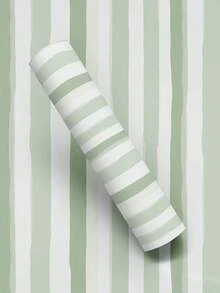 Decorative Adhesive Wallpaper For Bedroom, Living Room, Children's Room, Adult, 3.0 Meters, Striped, SMT0177 - Trắng 1 cái - Xem 8