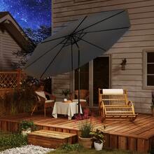 Outdoor Parasol, Stand And Base - 300cm - View 6