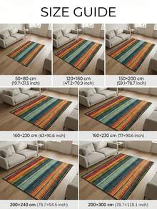 1 件 850 克/平方米金色菱形天鹅绒地毯,采用压花底背和简约波西米亚风格的彩虹条纹图案,为客厅、书房、入口和室内空间增添现代艺术气息。 - 彩色 - 查看 8