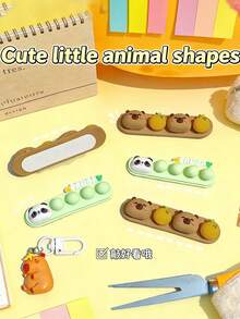 卡通桌面线缆整理器，数据线收纳架 - 動物 - 查看 11