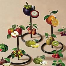 56 miếng dán hình cây và quả sống động như thật - Chất liệu PET trong suốt dùng trang trí sổ tay và đồ thủ công DIY. - 56 CÁI - Xem 7