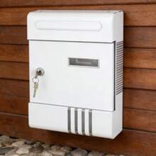 Skrzynki pocztowe montowane na ścianie - Biały - Zobacz 4