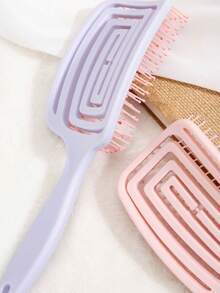 Complete Hair Care Tool Bundle - Pink Detangler Brush, Styling Combs & Shampoo Brush For Everyday Grooming - Multiple Styles - View 5