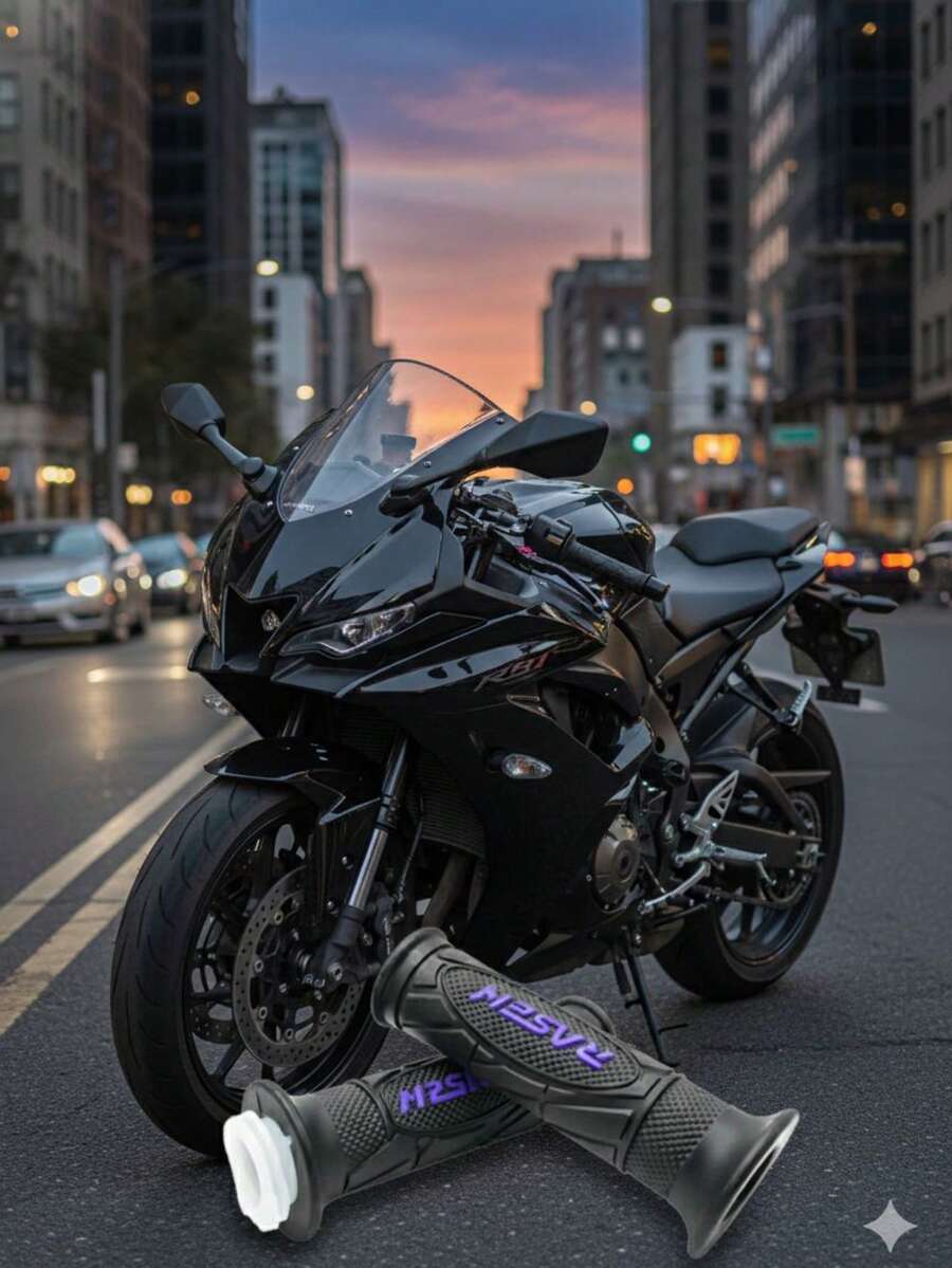 Puños para Moto RS-PUM-10015BU - Morado Violeta - Ver 1