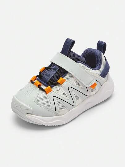 Balabala أحذية وظيفية للأطفال الصغار من شبكة تنفس محبوكة مانعة للانزلاق للأولاد والبنات للمشي في الخارج، خفيفة الوزن وذات نعل ناعم ومريحة ومقاومة للتآكل لأول مشي للأطفال الصغار