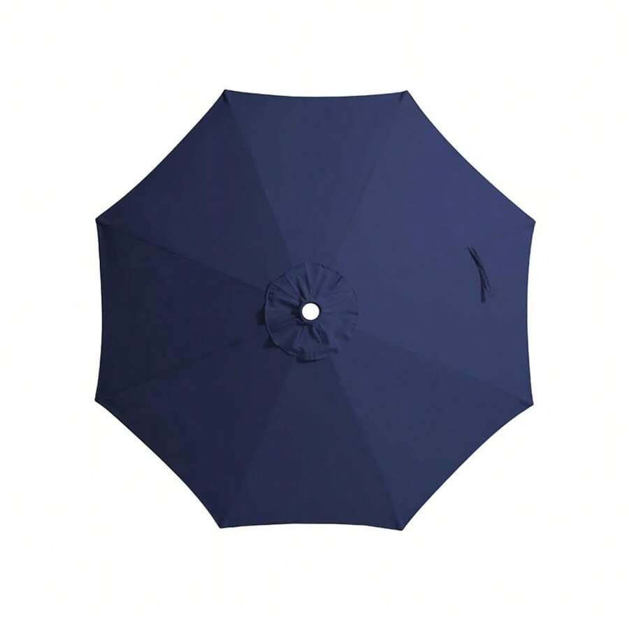 9 Ft Patio Umbrella Replacement Canopy For 8 Ribs, Table Market Yard Umbrella Replacement Top Cover-Navy (Canopy Only) - Navy - 查看 1