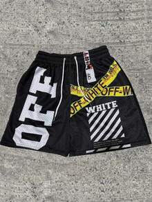 Men's Statement Print Shorts Fashion Designer Patterned Casual Daily Wear Shorts - 彩色 - 查看 1