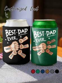 Customized Personalized Beer Bottle Covers, Beverage Bottle Covers, The Best Dad-Themed Ones, Cola Bottle Covers, Personalized Names, Father's Day Party Supplies - Hand - View 7
