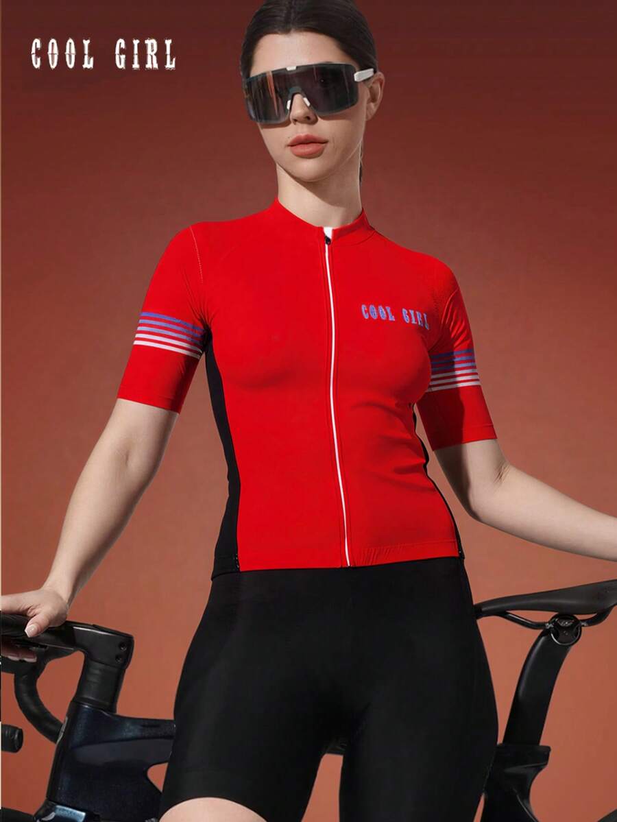 2026 Cycling Jersey With Graphic Print, Pockets, Suitable For Biking - Multicolor - View 1