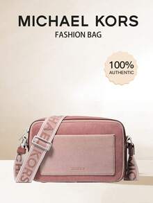 Michael Kors MAEVE Women's Small Crossbody Bag, Zipper Closure Shoulder Bag With Wide Strap - Pink - View 1