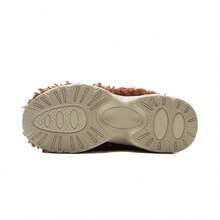 Fabric Bubble Gum Fashion Versatile Fleece Non-Slip Wear-Resistant Low-Top Casual Shoes Chestnut-Brown Casual Shoes Women AGCU552-2 - 彩色 - 查看 6