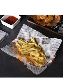 50/100PCS Minimalist Practical White French Anti-Oil Paper Liners Grease-Proof Silicone Baking Parchment Paper Oil-Proof Non-Stick High-Temperature Resistant Easy To Tear Dessert Baking/Hamburger Oil Absorbing/Cake Demoulding/Back To School Bento/Home Baking/Takeout Packaging Non-Stick Easy-Peel Baking Liners Graduation Season Must-Have For Students Back To School Baking - Multicolor - View 7