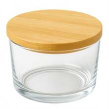 Set Of 48 Glass Jars (150ml) With Wooden Lids And Candle Holders - Nadir Figueiredo - Favor Jars - Pate - View 2