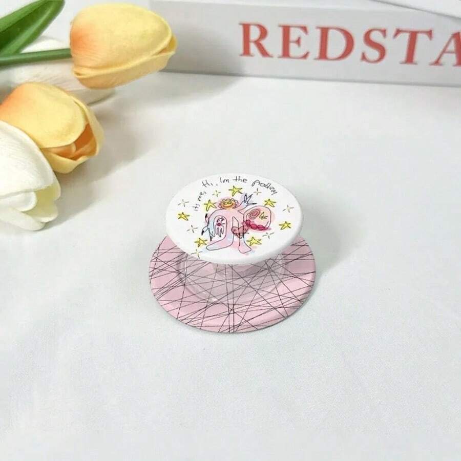 MagSafe Magnetic Phone Holder, Airbag Stand, Strong Magnetic Stand, Fun And Quirky Graffiti Design, Suitable For Various Phone Models. - Multicolor - View 1