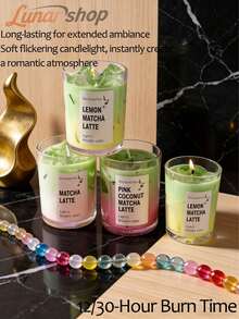 1/2个咖啡杯造型果冻蜡烛（樱花/抹茶拿铁，淡香），持久留香12-30小时，植物基香氛，（客厅/卧室放松）烛台适用 | 家居装饰，房间装饰，适合情人节/母亲节/狂欢节/复活节/派对礼物，婚礼用品/桌面摆件，春夏玫瑰香氛蜡烛，露营装备，花园装饰，咖啡爱好者专属礼物，男女皆宜的礼物创意 - 多色-1 - 查看 8