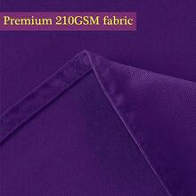 Round Table Cloth, Oil-Proof Spill-Proof And Water Resistance Microfiber Tablecloth, Decorative Fabric Circular Table Cover For Outdoor And Indoor Use (Violet, 108 Inch Diameter) - Violet - View 4