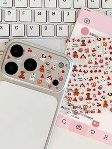 1片INS创意DIY镜头保护膜钢化玻璃贴膜，兼容 11 Pro Max/12 Pro Max/13 Pro Max/14 Pro Max/15 Pro Max/16 Pro Max/17 Pro Max手机镜头膜 - 彩色 - 查看 5